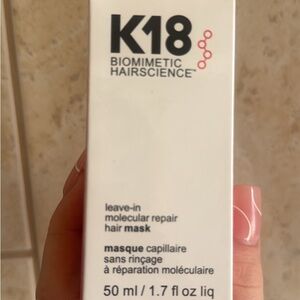K18 Leave-In Molecular Repair Hair Mask - White